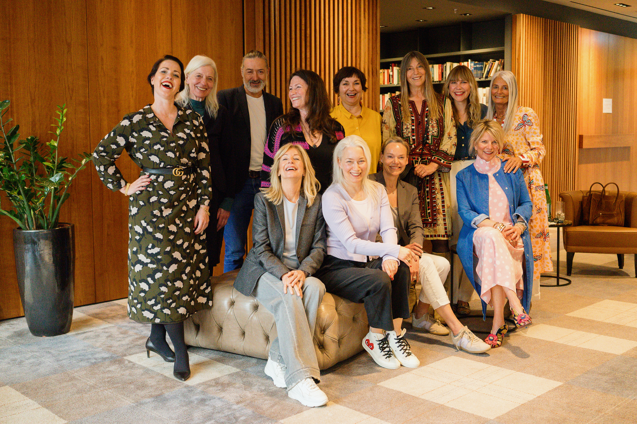Nina Goldhammer und weitere Teilnehmer des 1. 'Tertianum Circle' in der Tertianum Premium Residence Berlin