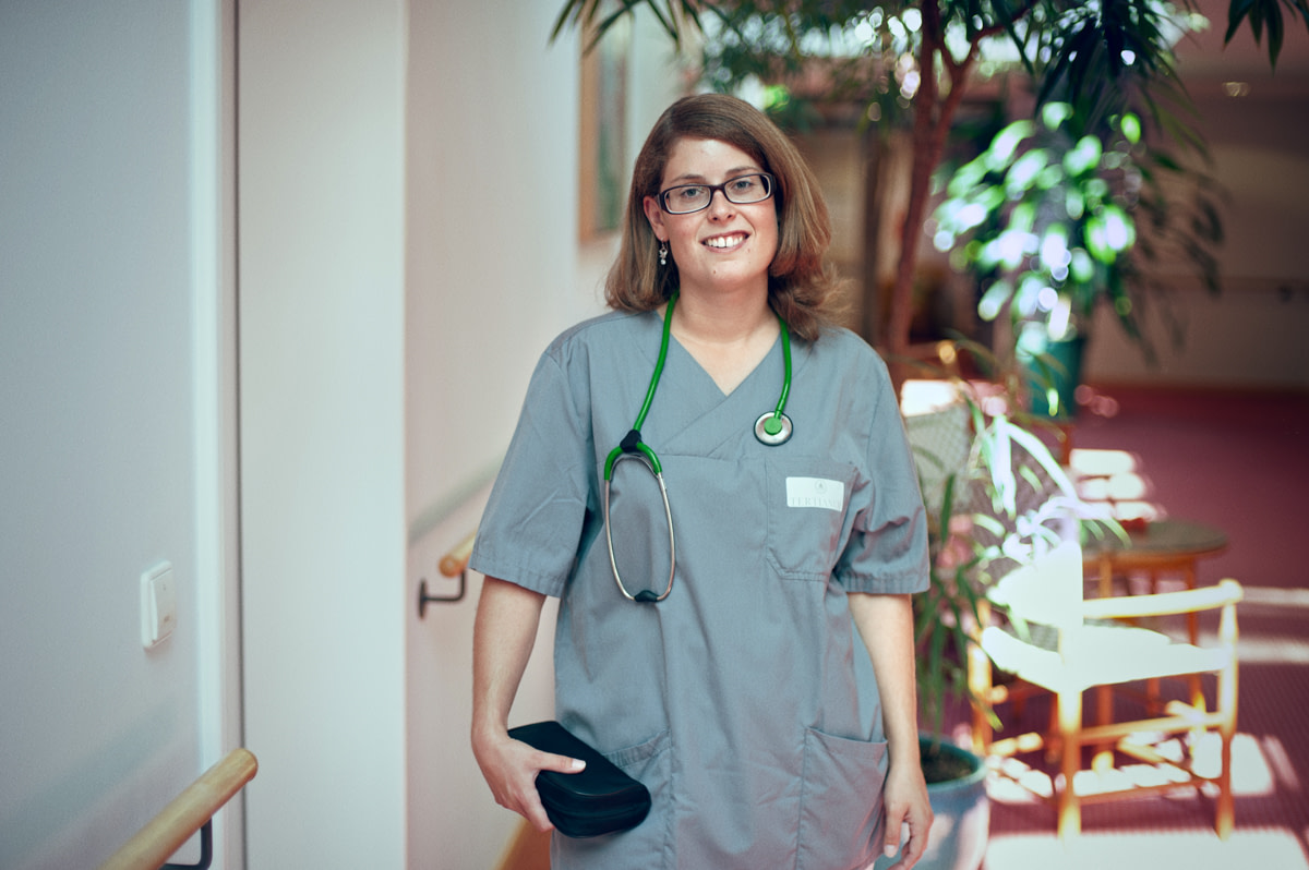 Berufsbild ambulanten Pflege: Daniela Berenbold arbeitet als Pflegefachkraft bei Tertianum Care