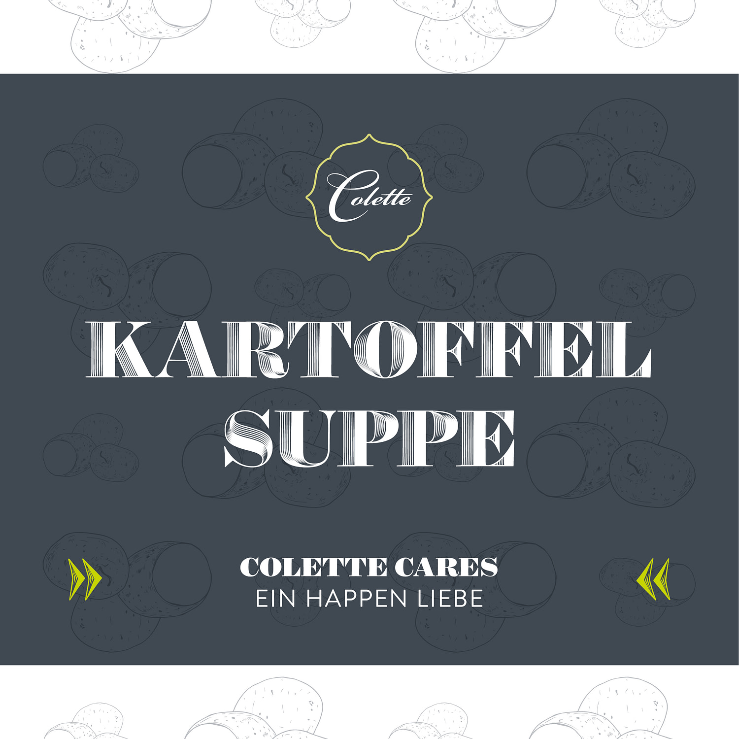 Deckblatt für das Rezept 'Kartoffelsuppe' von Colette Cares
