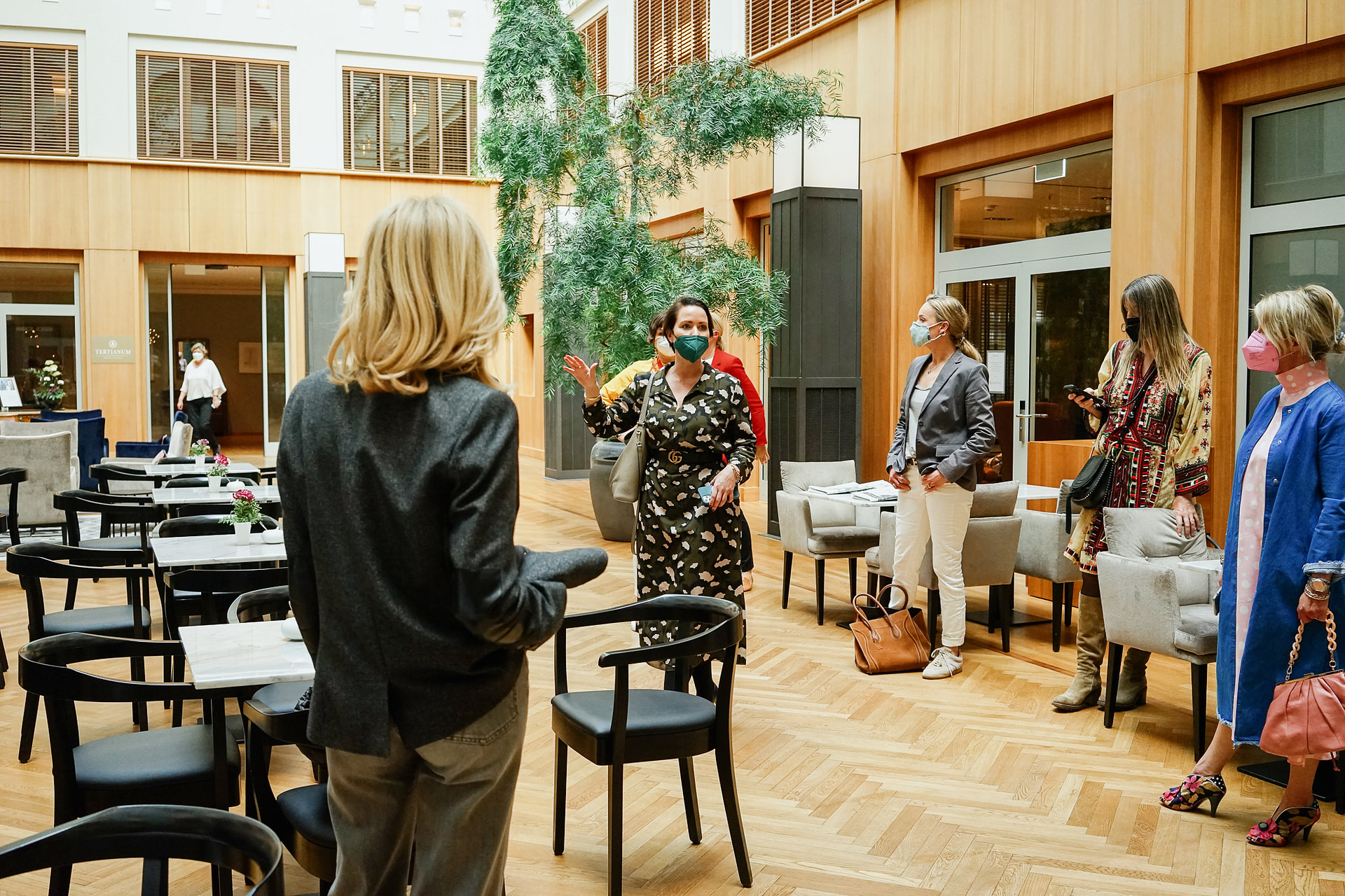 Anna Schingen (DPF AG) präsentiert auf 'Tertianum Circle' Event