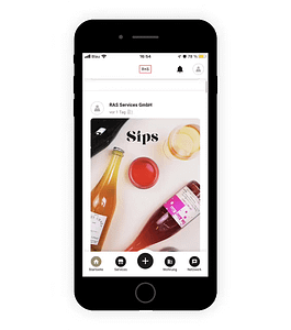 Screenshot der RAS App - Digitale Concierge Dienste bieten Vorteile in der Kommunikation