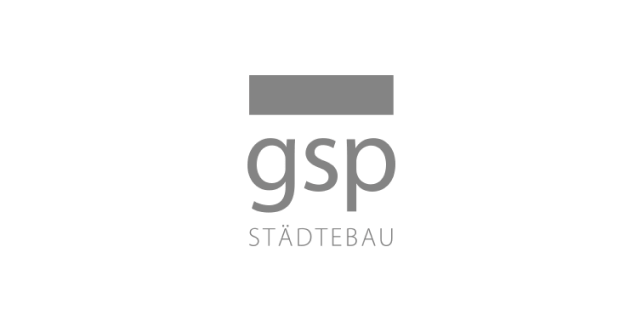 schwarzes Logo von GSP Städtebau - einem Partner von RAS Services