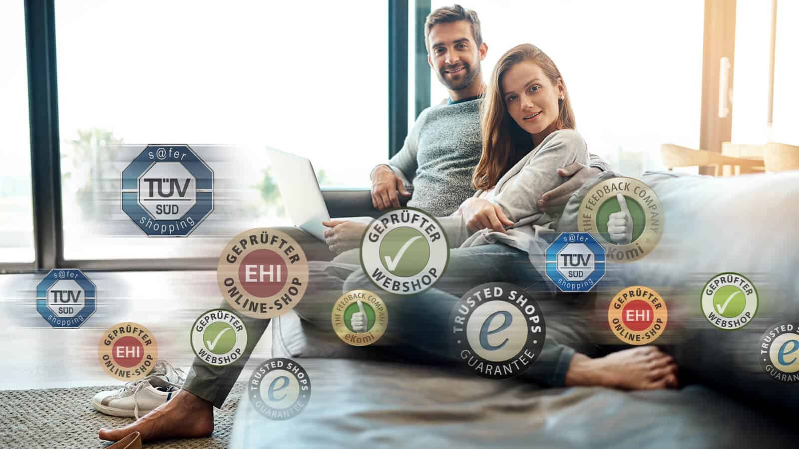 Die richtigen Trust-Elementen und Gütesiegel im E-Commerce