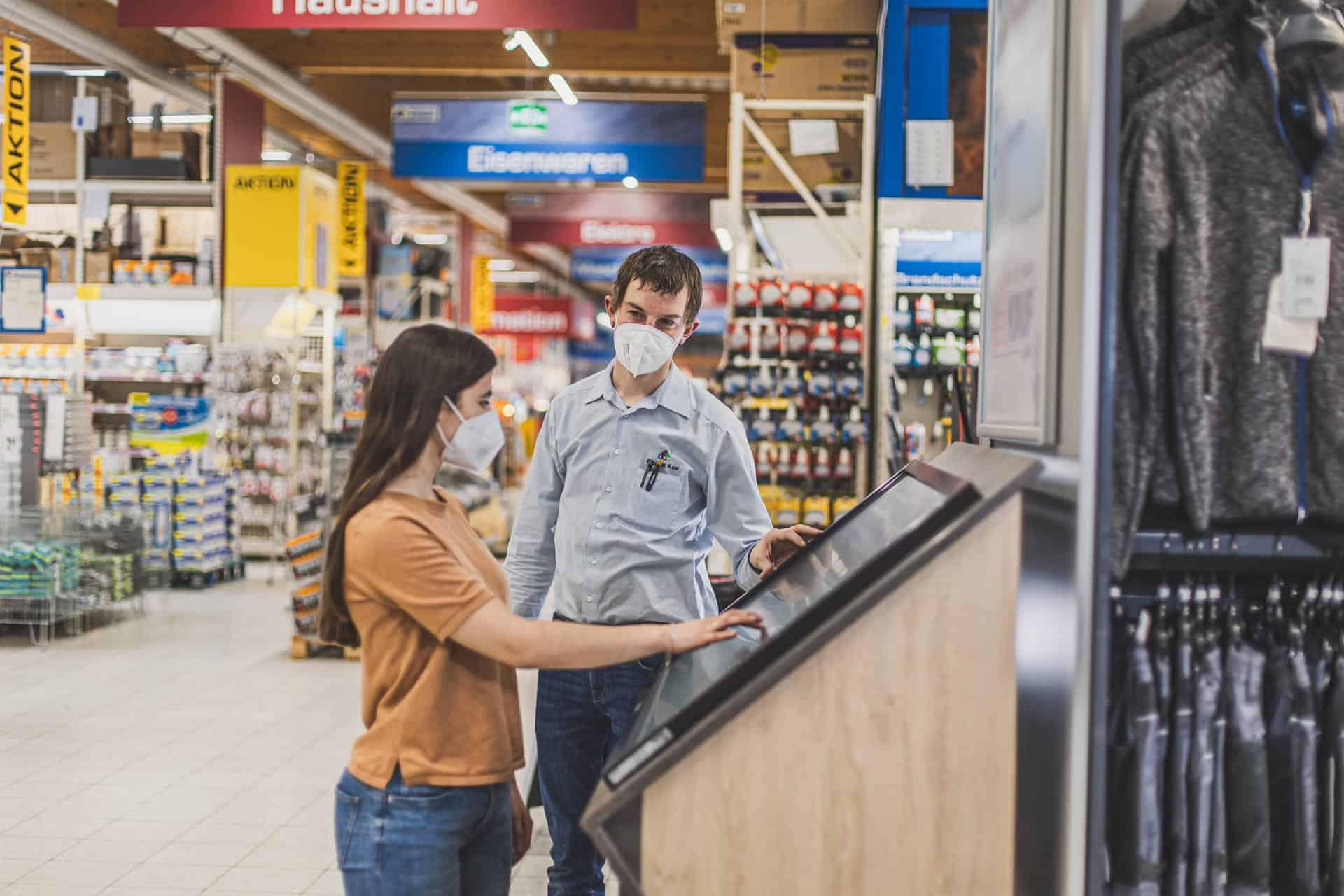 Guter Service online und offline