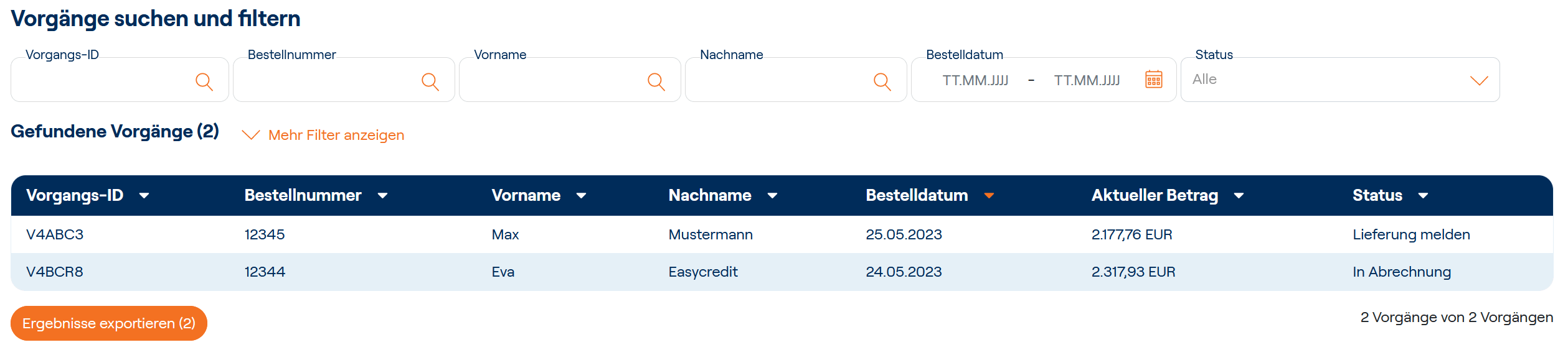 Transaktionen