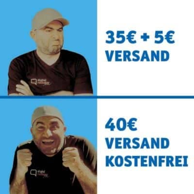 Die Kosten für den Versand sind grundsätzlich im Preis inbegriffen.