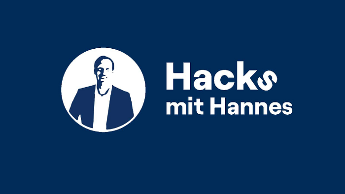 Hacks mit Hannes  – Usability Videoreihe mit Johannes Altmann