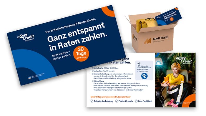Grafik - easyCredit-Ratenkauf Paketbeilagen basic