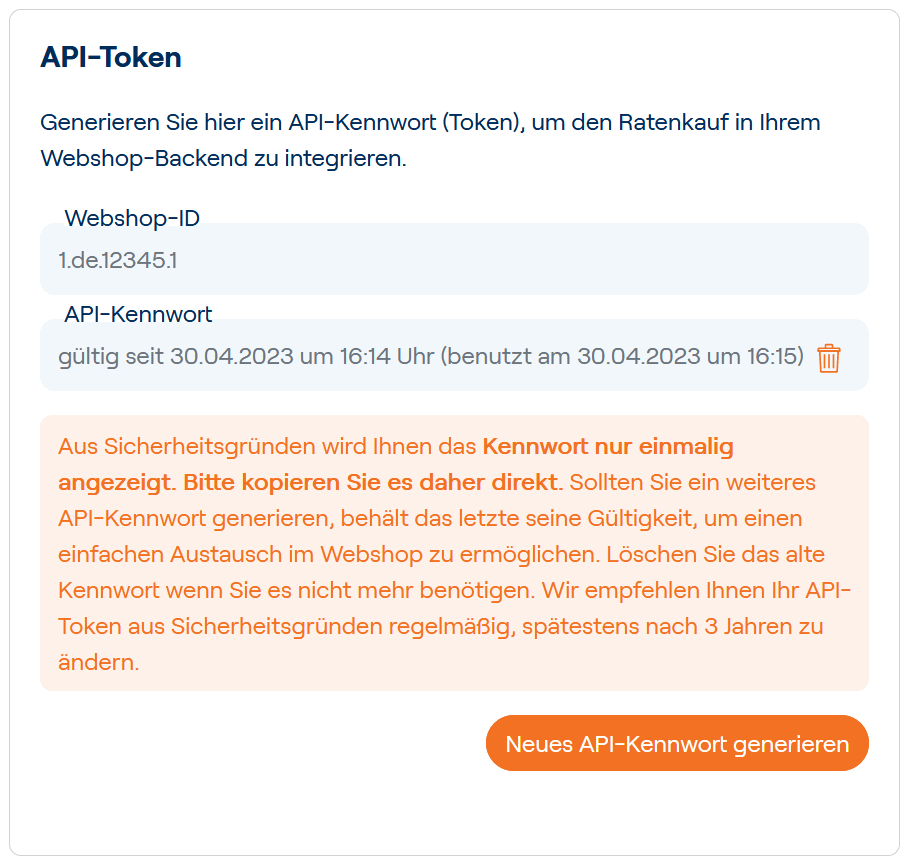 API Token