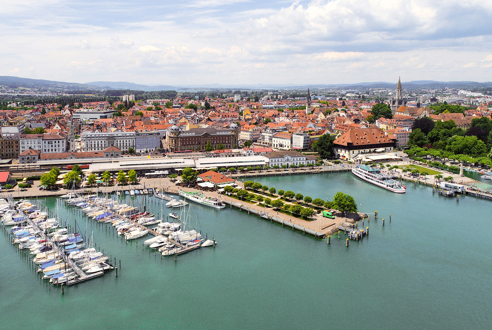 Luftbildaufnahme der Seniorenresidenz Konstanz