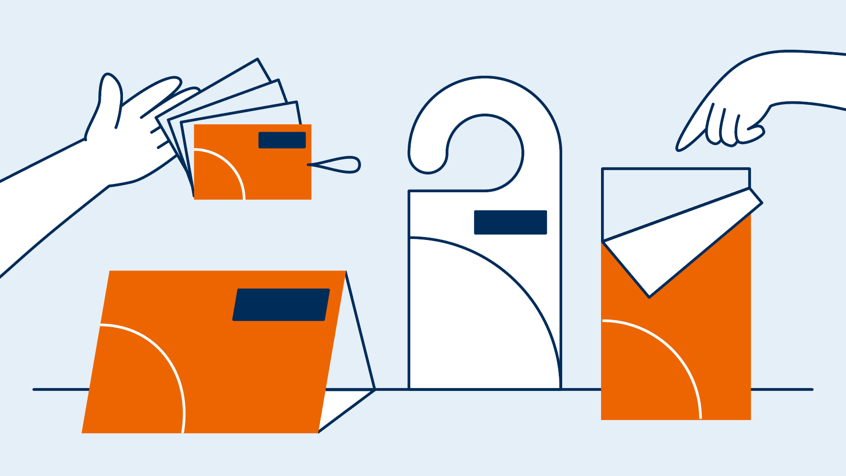 Illustration - POS-Werbemittel für easyCredit-Ratenkauf