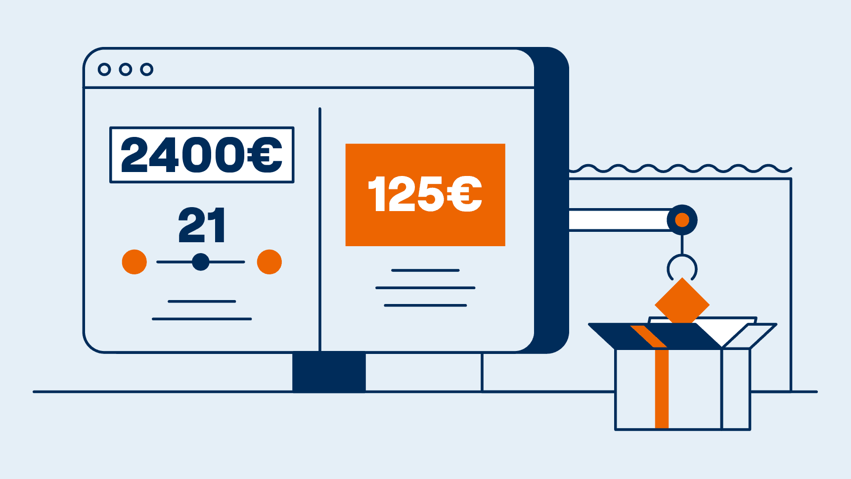 Illustration - easyCredit-Ratenkauf Ratenrechner für Direktvertrieb