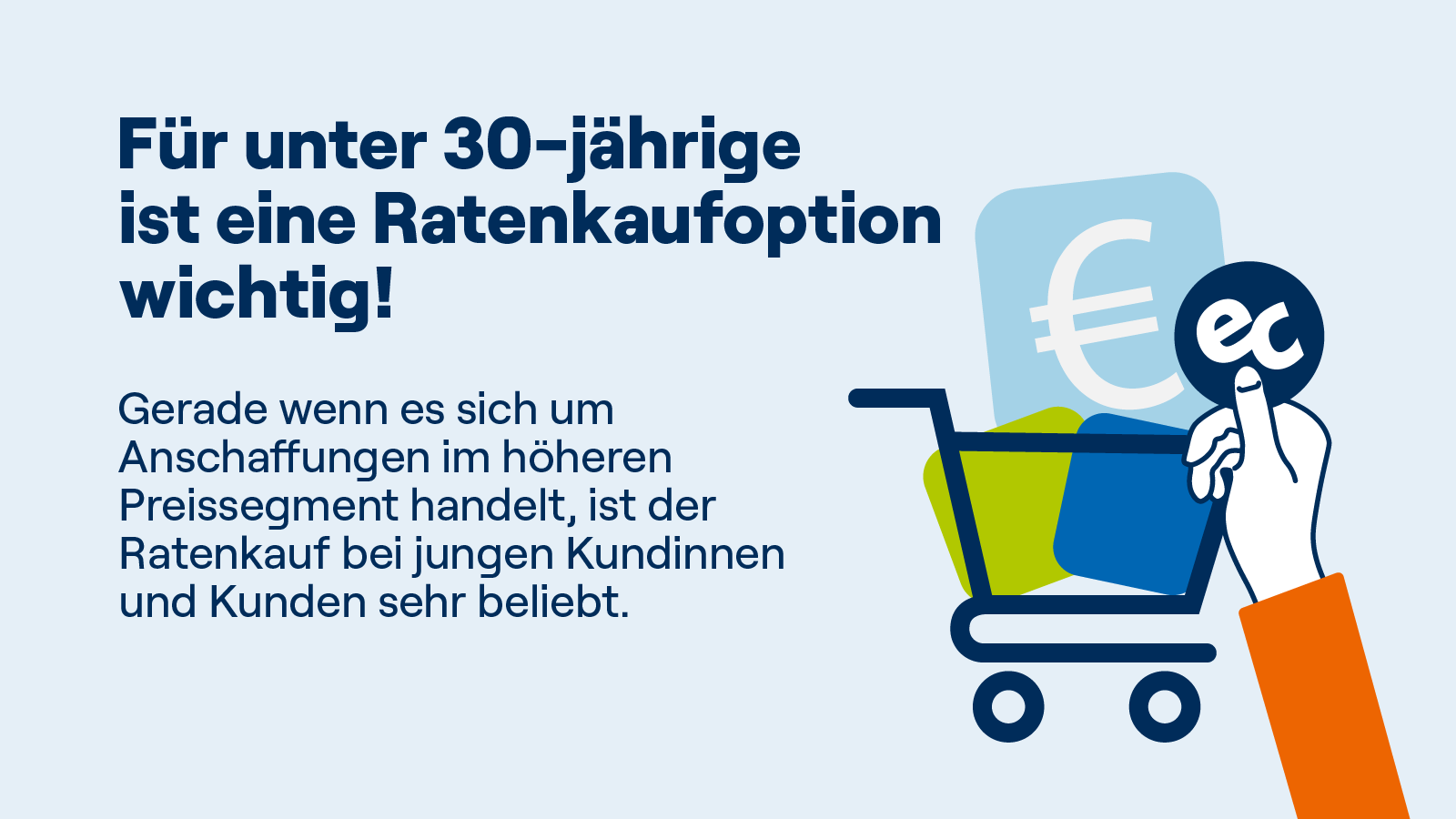 Illustration "Für unter 30-jährige ist eine Ratenkaufoption wichtig!"