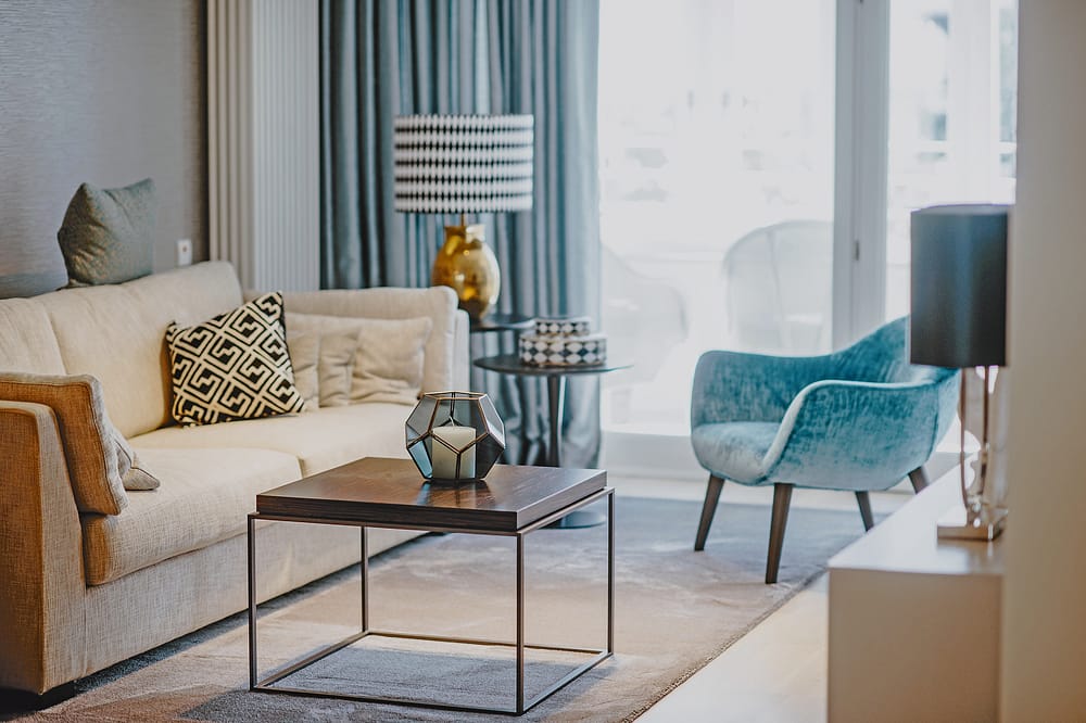 Tertianum Residenz Berlin Gästewohnung Wohnzimmer Sofa