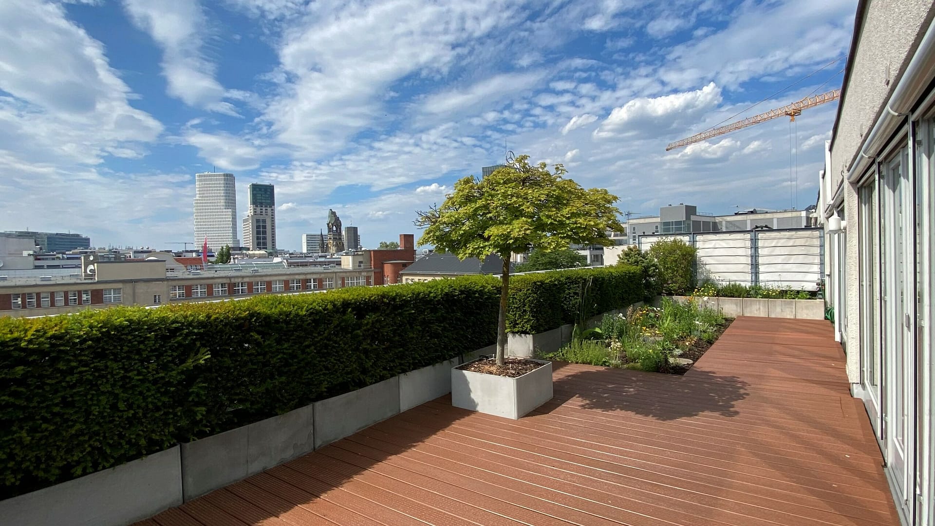 Terasse im Penthouse der Tertianum Residenz Berlin